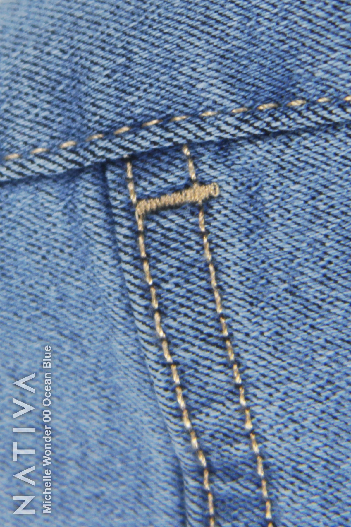 SUPER SKINNY JEANS, MICHELLE WONDER 00 OCEAN BLUE, Talle Alto. Moldeador y Afirmador. Casual 7 días. Tecnología No Stress®