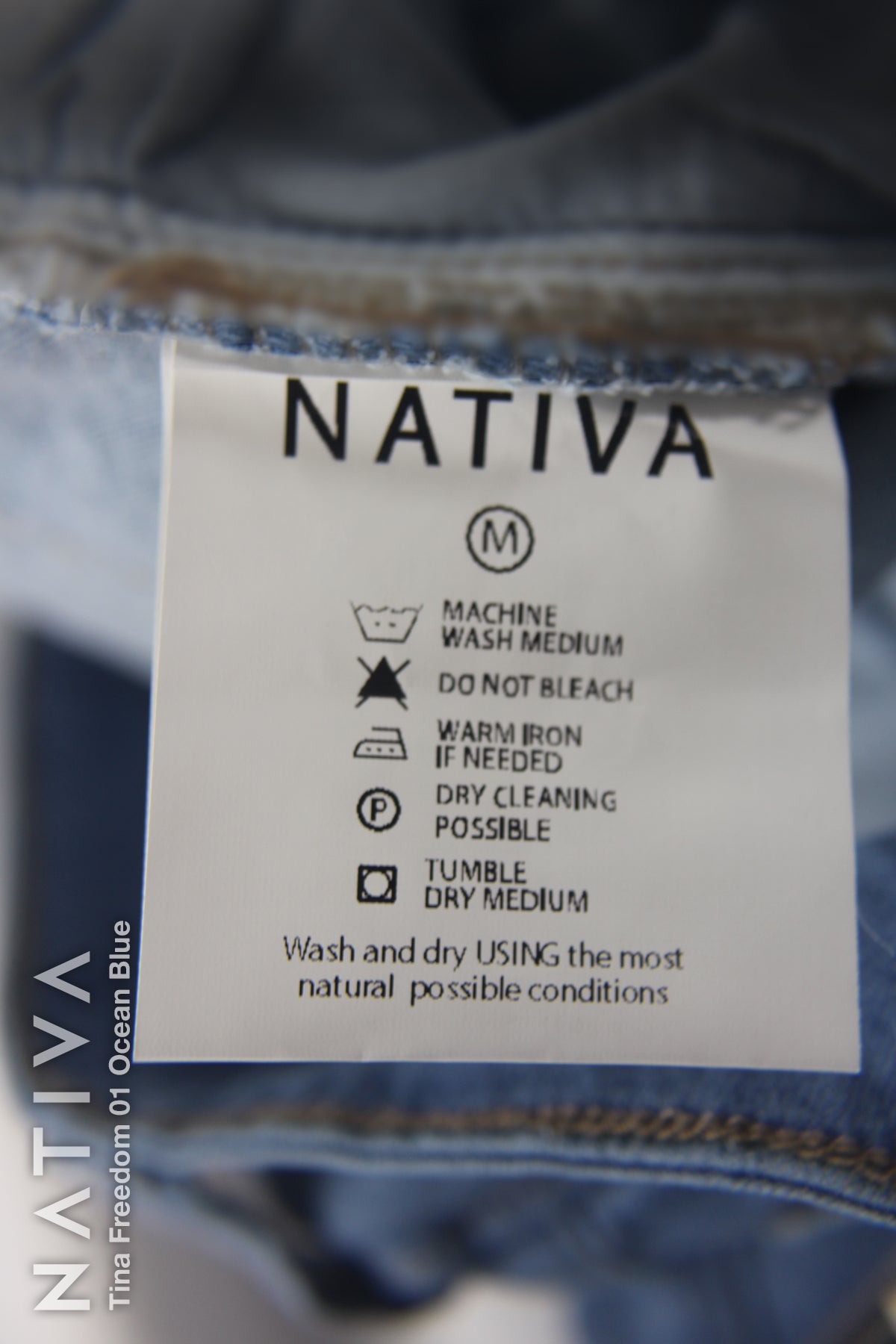 STRAIGHT JEANS, TINA FREEDOM 01 OCEAN BLUE. Talle Alto. Con tejidos super elásticos ESFD (Extreme Stretch Flattering Denim). Cintura Ajustable®