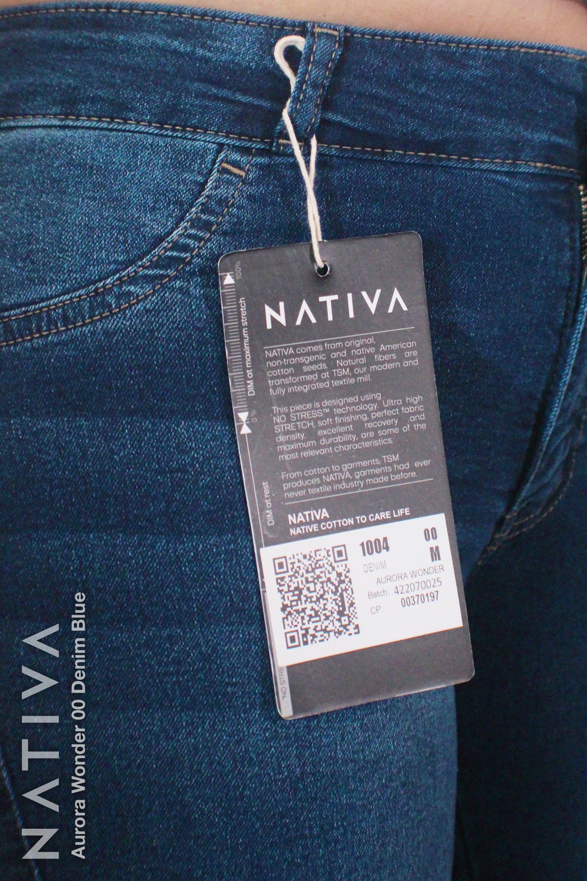 SUPER SKINNY JEANS, AURORA WONDER 00 DENIM BLUE, Talle Medio. Moldeador y Afirmador. Casual 7 días. Tecnología No Stress®