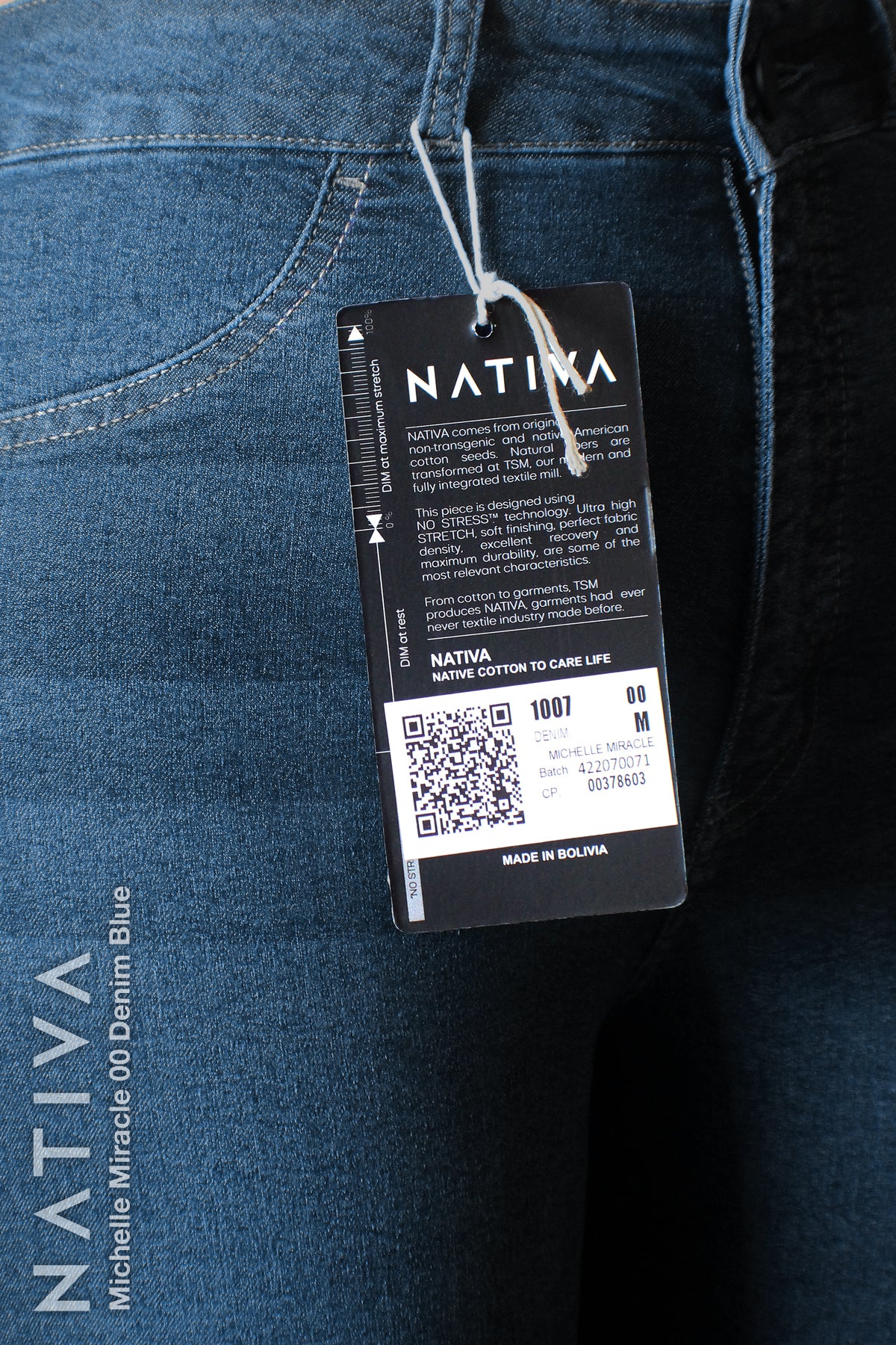 SUPER SKINNY JEANS, MICHELLE MIRACLE 00 DENIM BLUE, Talle Alto. Moldeador. Movimiento Intenso. Tecnología No Stress®